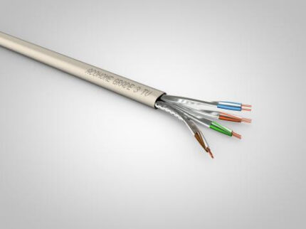 Câble grade 3 TV + satellite Acohome Câble multimédia cca couronne 100m