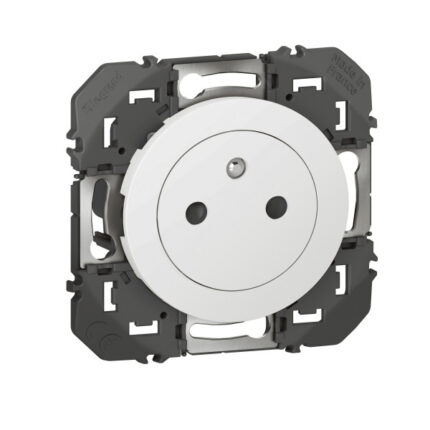 Prise de courant 2P+T blanc Legrand Dooxie surface 16A